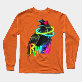 Raving Raven Long Sleeve T-Shirt